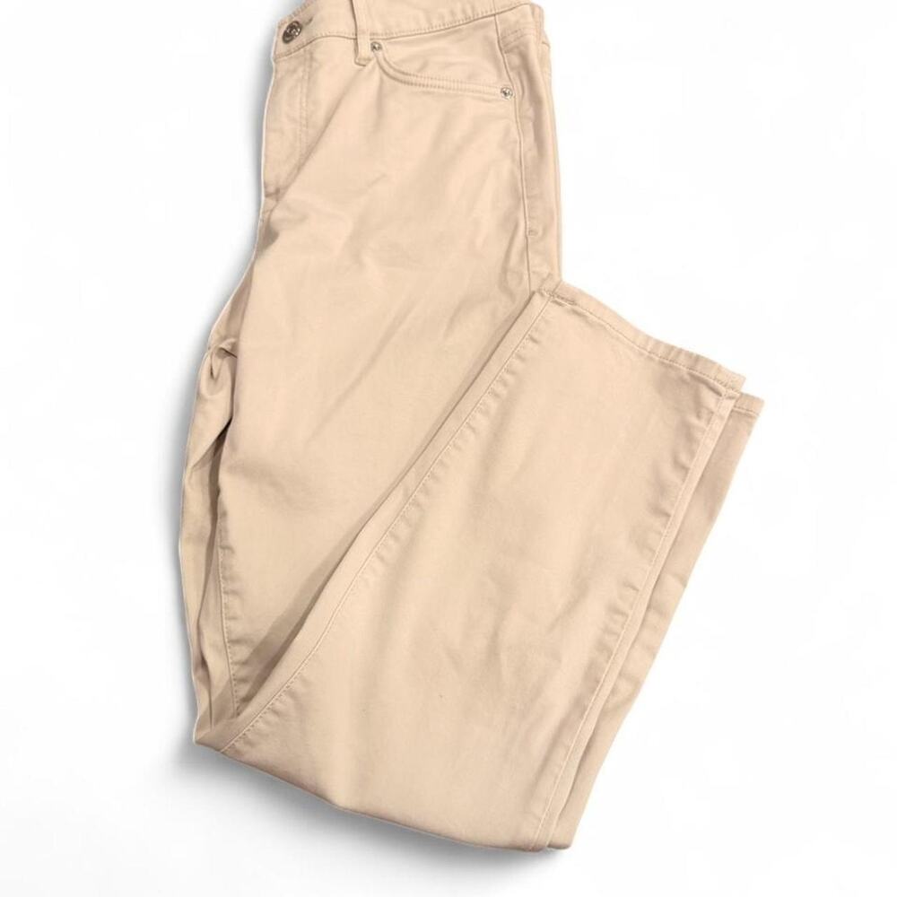 Tommy Bahama Boracay Beach High Rise Ankle Pants Moonbeam Beige Khaki 8x28